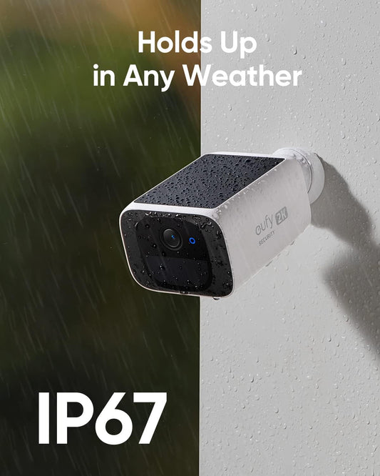 eufy Security SoloCam S220 Kit 2 Cámaras de Seguridad Exterior Solar