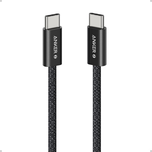 Anker Zolo Cable USB-C a USB-C, cable trenzado y resistente a la suciedad
