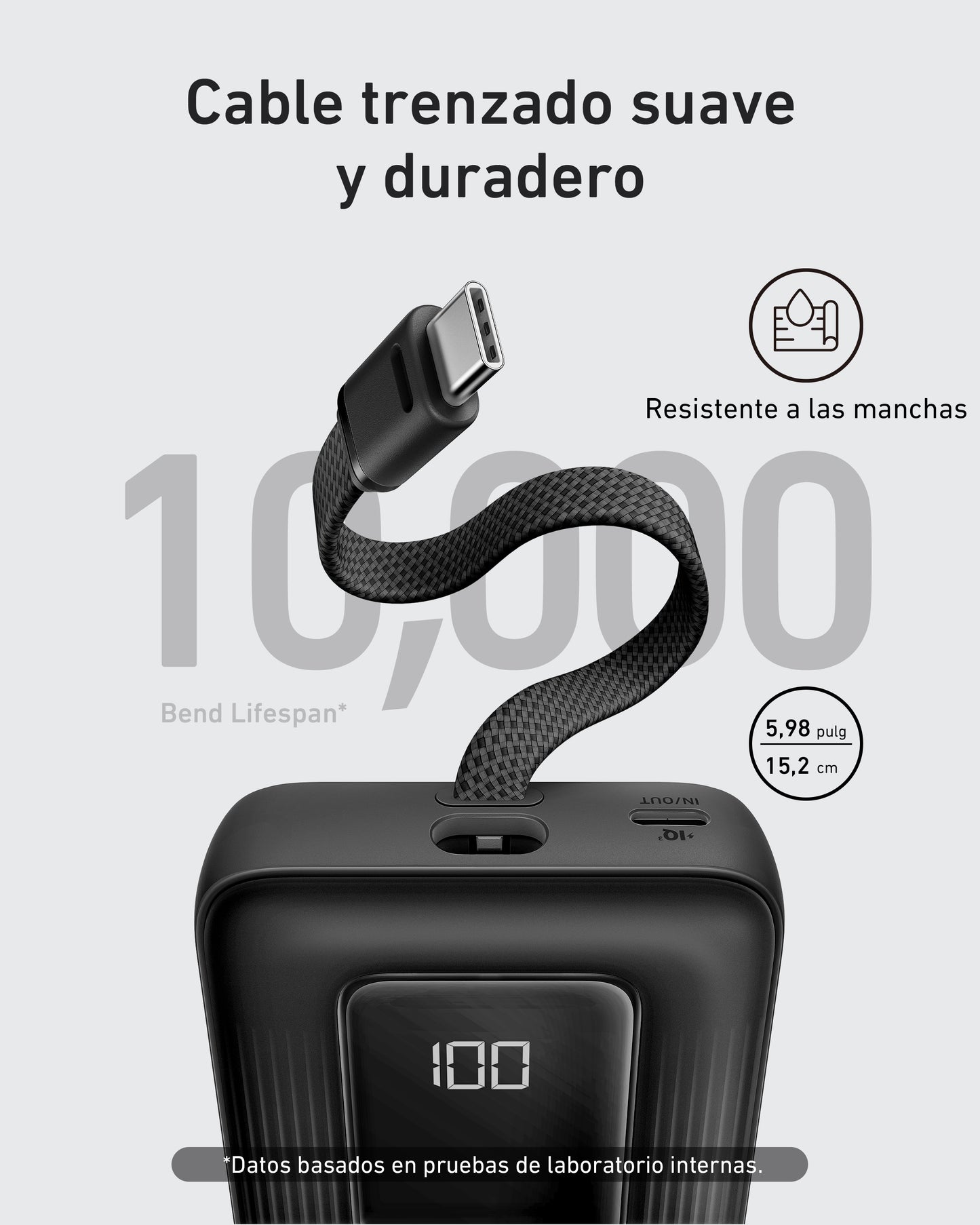 Anker Zolo Power Bank de 20,000 mAh y 30W