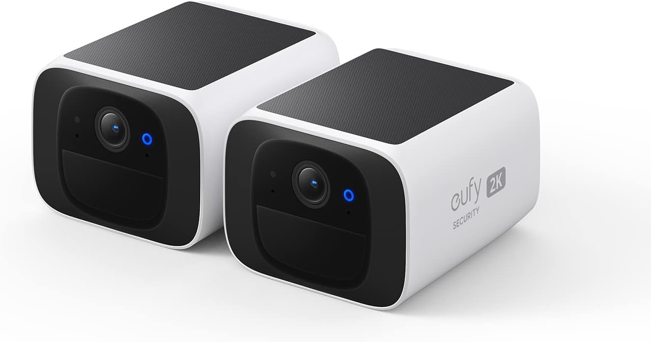 eufy Security SoloCam S220 Kit 2 Cámaras de Seguridad Exterior Solar